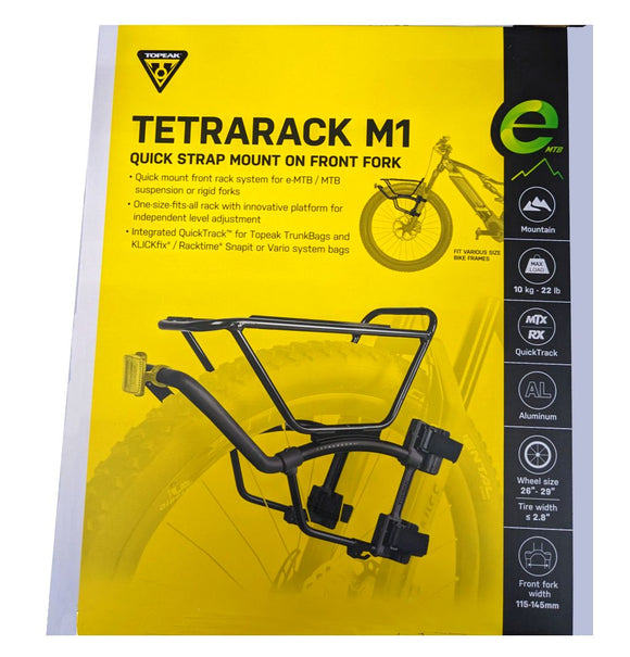 Topeak TA2408M1 Front Tetrarack QR Strap Shock Fork Mount MTB Rack - The Bikesmiths