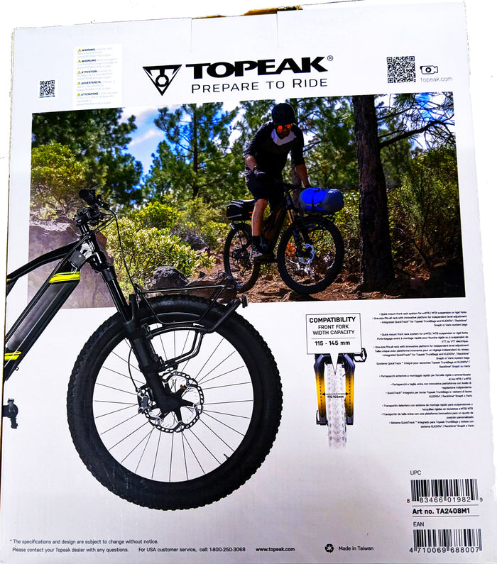 Topeak TA2408M1 Front Tetrarack QR Strap Shock Fork Mount