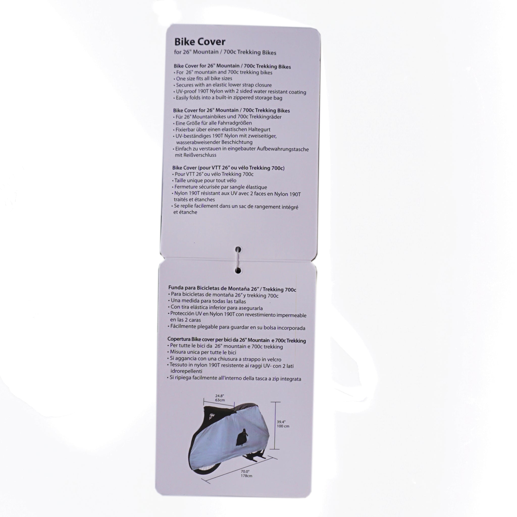 Nylon bike cover best sale