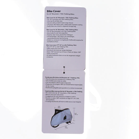 Topeak TBC002 Nylon Bike Cover fits ATB/Hybrid/Road - The Bikesmiths