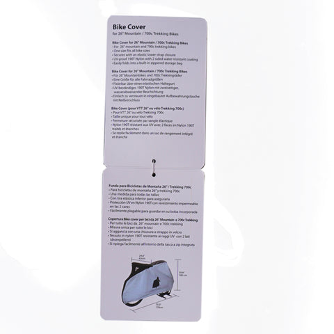 Image of Topeak TBC002 Nylon Bike Cover fits ATB/Hybrid/Road