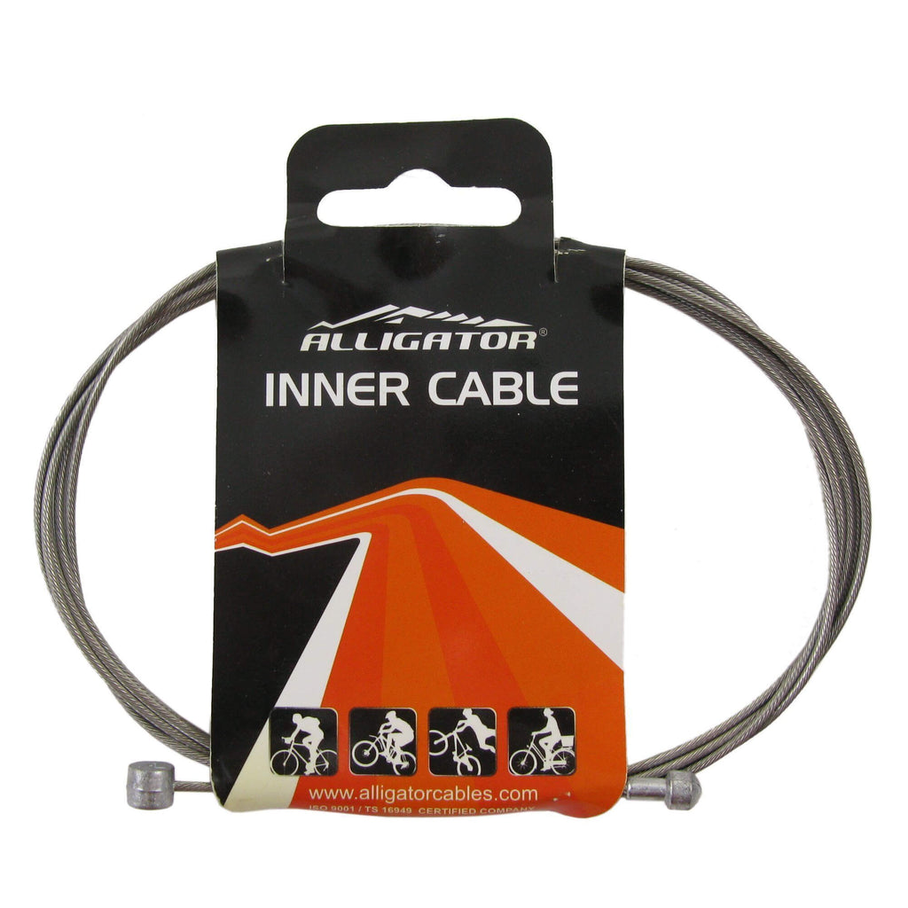 Alligator 1.5 x 1700mm Stainless Steel Double Ended Brake Cable Road or Mountain - TheBikesmiths