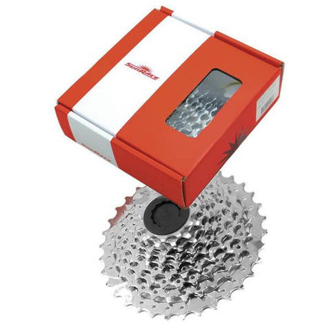 Image of SunRace CSM90 9 Speed Cassette Silver - TheBikesmiths