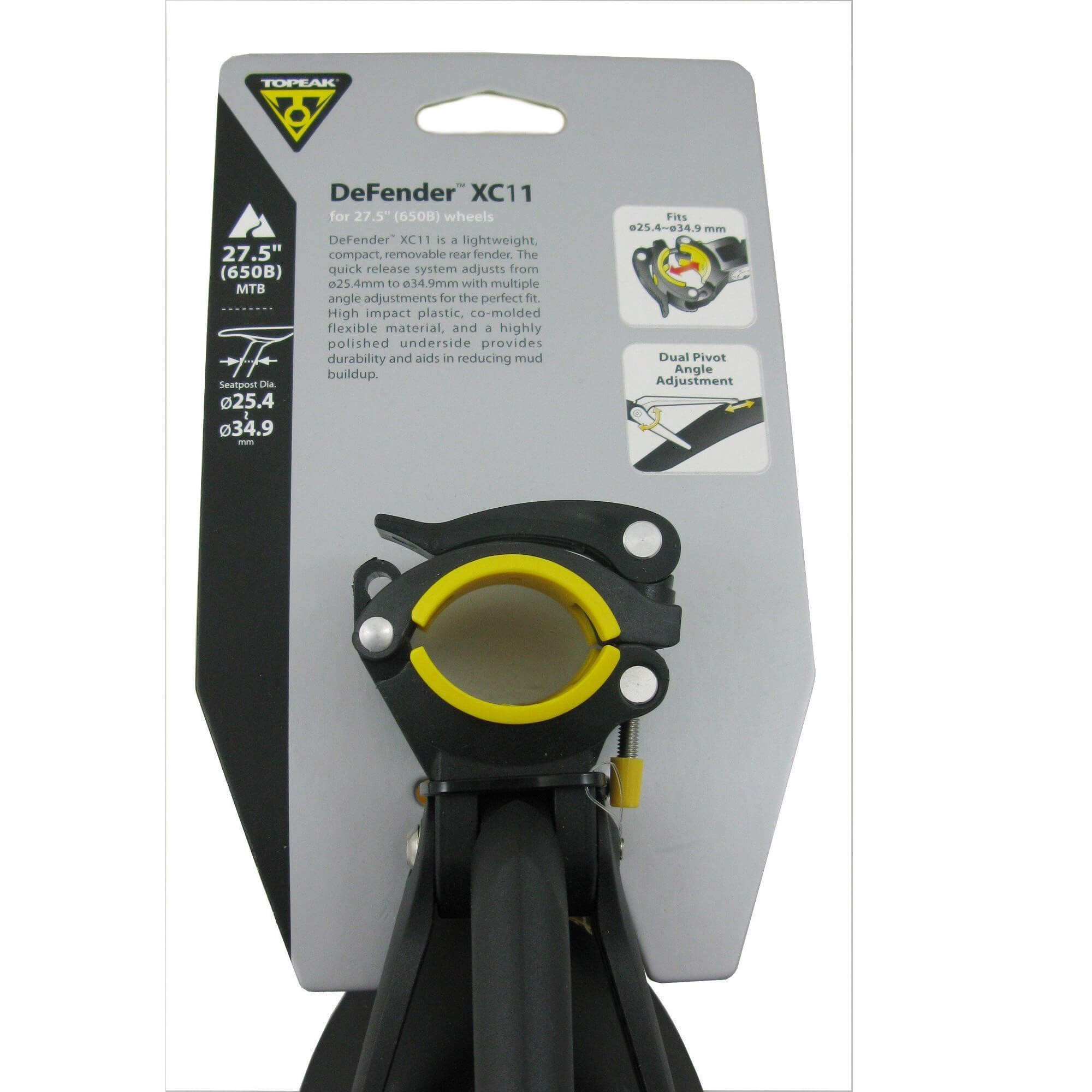 Topeak DeFender XC11 27.5" (650B) Rear Quick Release Fender - TheBikesmiths