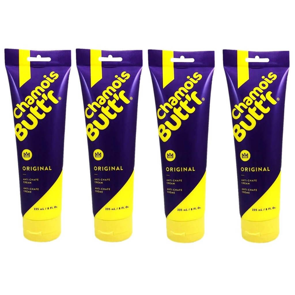 Four Pack Chamois Butt'r Original 8oz Tube - TheBikesmiths