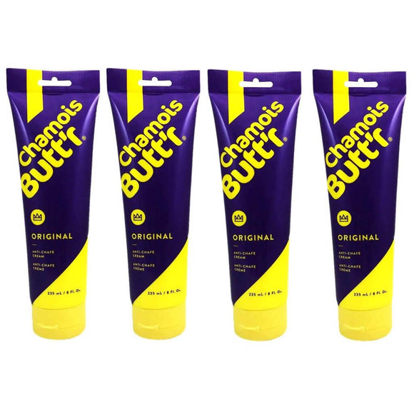 Four Pack Chamois Butt'r Original 8oz Tube - TheBikesmiths