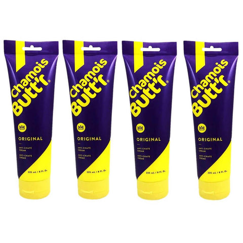 Image of Four Pack Chamois Butt'r Original 8oz Tube - TheBikesmiths