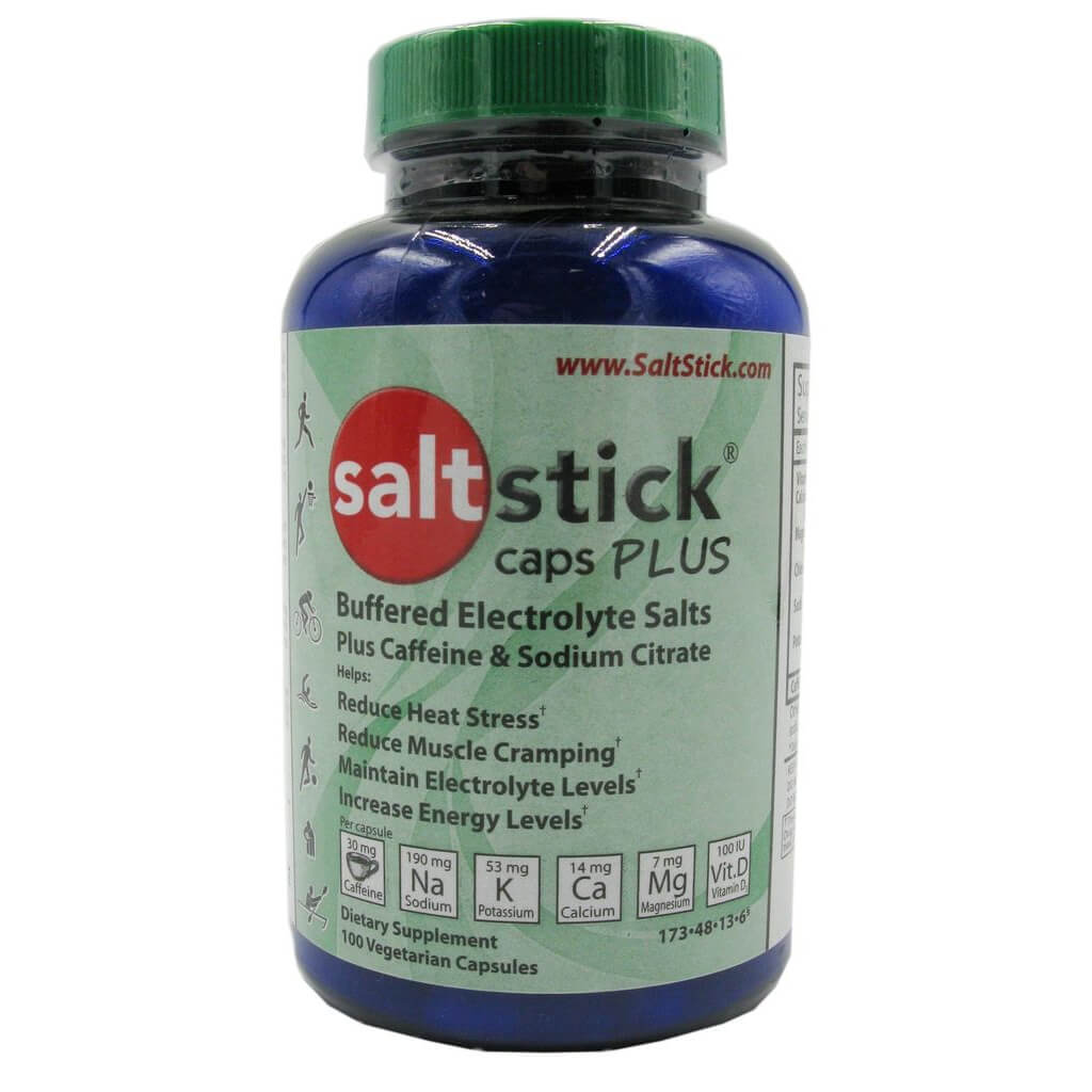 SaltStick Buffered Electrolyte Capsules Plus Caffiene - Single - TheBikesmiths