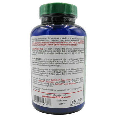 Image of SaltStick Buffered Electrolyte Capsules Plus Caffiene - Single - TheBikesmiths