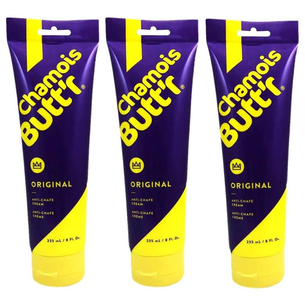 Three Pack Chamois Butt'r Original 8oz Tube - TheBikesmiths