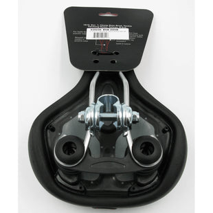 End Zone VL-6103E City Elastomer Vacuum Gel Saddle w/ Cutout - TheBikesmiths