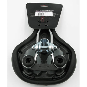 End Zone VL-6103E City Elastomer Vacuum Gel Saddle w/ Cutout - TheBikesmiths