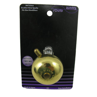 Ohgi Sound Runner Brass Spring Bell - TheBikesmiths