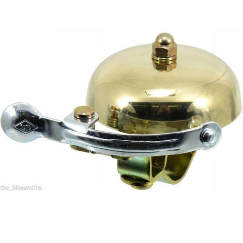 Image of Ohgi Brass Large Side Ping Bell w/ Brass Clamp - TheBikesmiths
