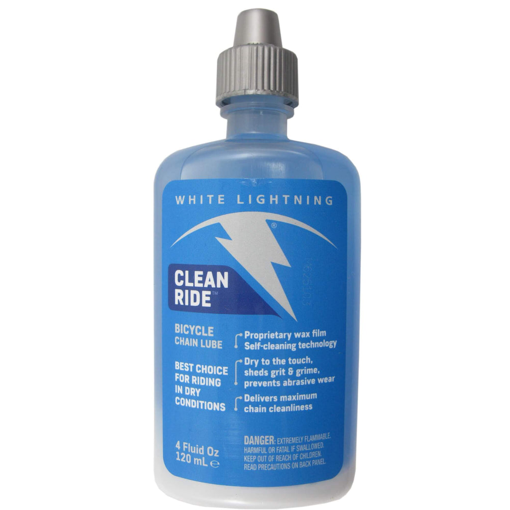 White Lightning Clean Ride 4-oz. Squeeze Bottle - TheBikesmiths