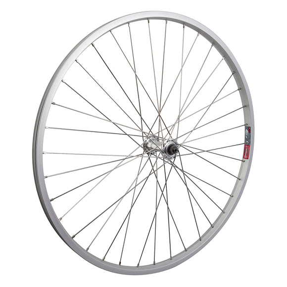 Wheelmaster Weinmann 26" Silver Alloy Front Wheel w/ Stainless Spokes - The Bikesmiths