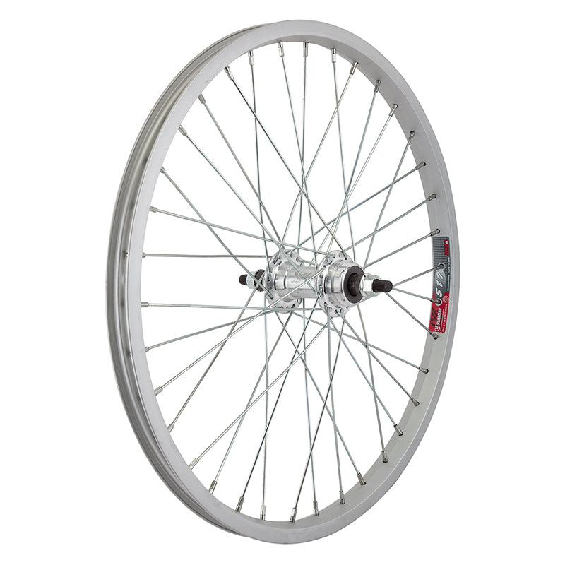 Wheelmaster 20-inch BMX Silver Rear Wheel 3/8" axle - The Bikesmiths