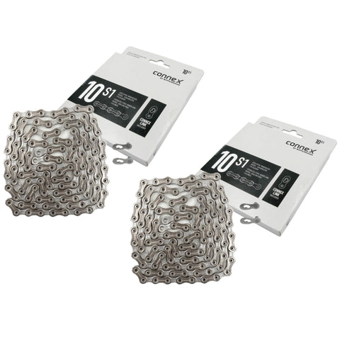 Image of Wippermann Connex 10S1 Stainless Steel and Nickel 10-Speed Anti-Rust Chain