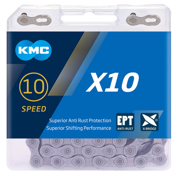 KMC X10 EPT Eco Proteq 10 Speed Chain - The Bikesmiths