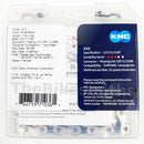 KMC X10 Silver Black 10 Speed Chain - TheBikesmiths