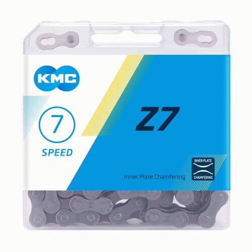 KMC Z7 5-7 Speed Silver Chain - TheBikesmiths