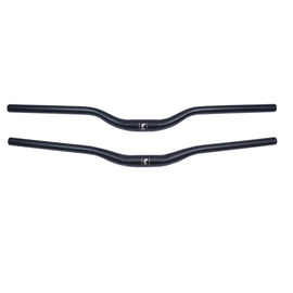 ZOOM Mountain Bike Handlebar 31.8mm Clamp 25mm or 45mm Rise - The Bikesmiths