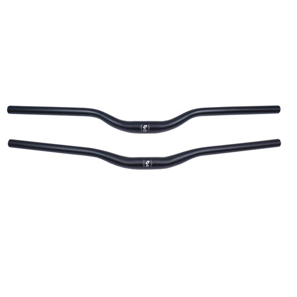 ZOOM Mountain Bike Handlebar 31.8mm Clamp 25mm or 45mm Rise - The Bikesmiths