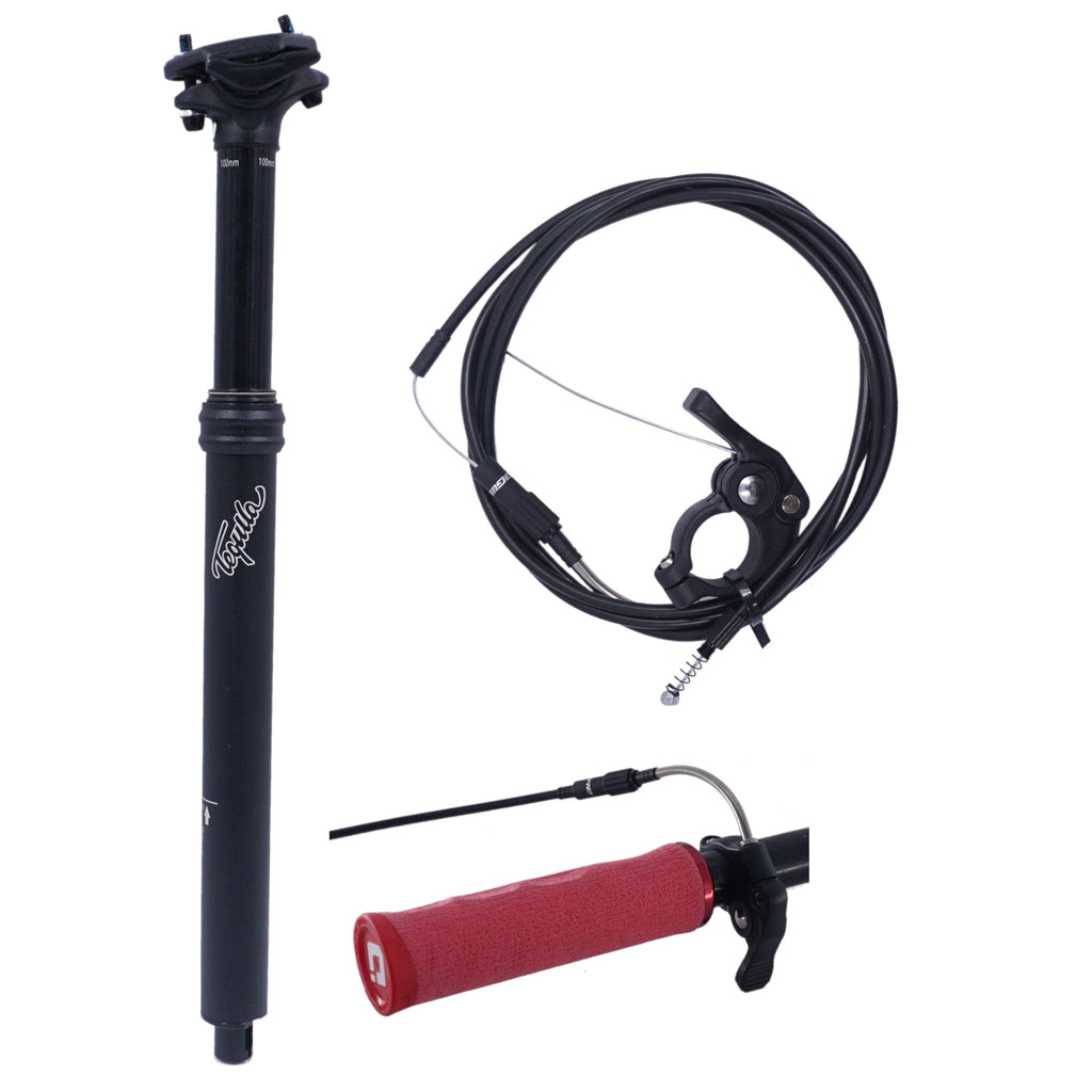 Zoom Dropper Seatpost 30.9/31.6mm tija telescopica mtb Internal