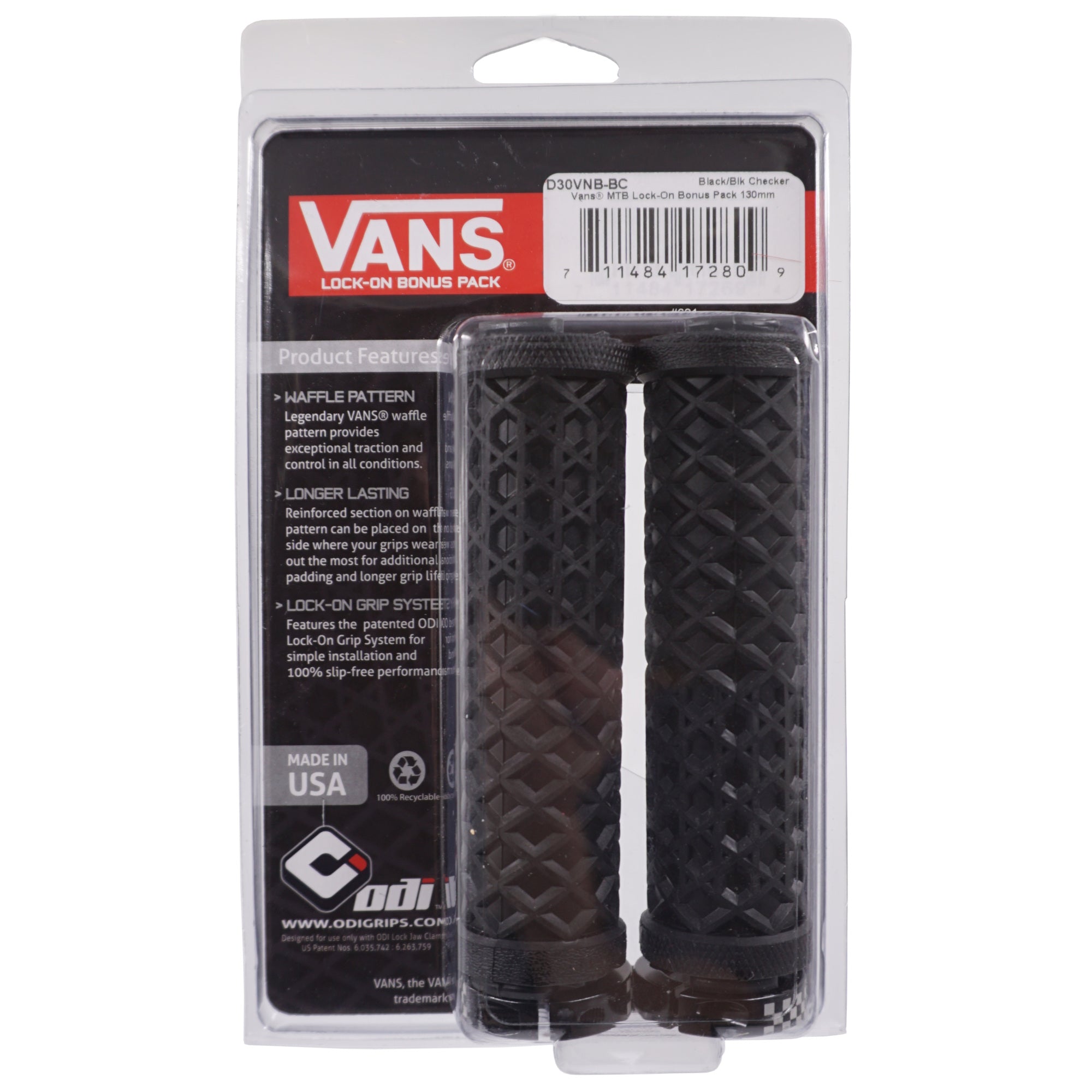 ODI Vans Lock-On 130mm Lock On Grips - The Bikesmiths