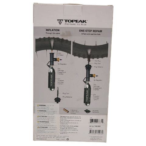Image of Topeak TUB-MSX Tubi Master X Tubeless Tire Flat Repair Kit with 25g CO2 Cartridge