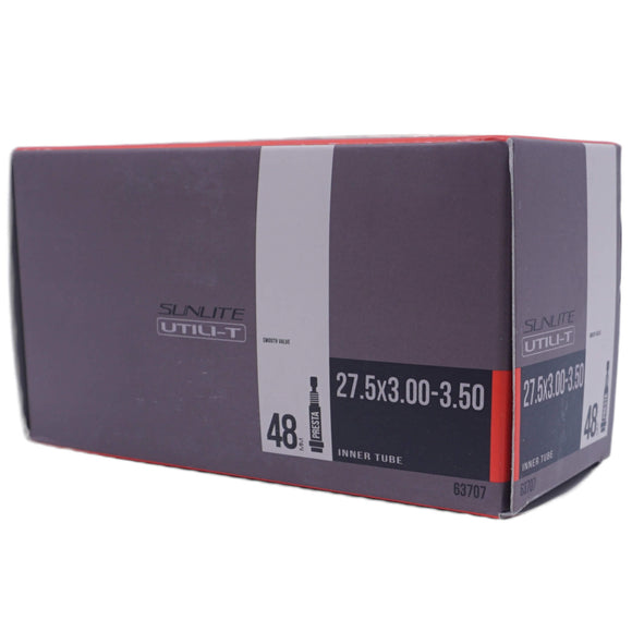 Sunlite Utili-T Presta Tube 27.5x3.00-3.50 48mm Smooth Presta Valve - The Bikesmiths