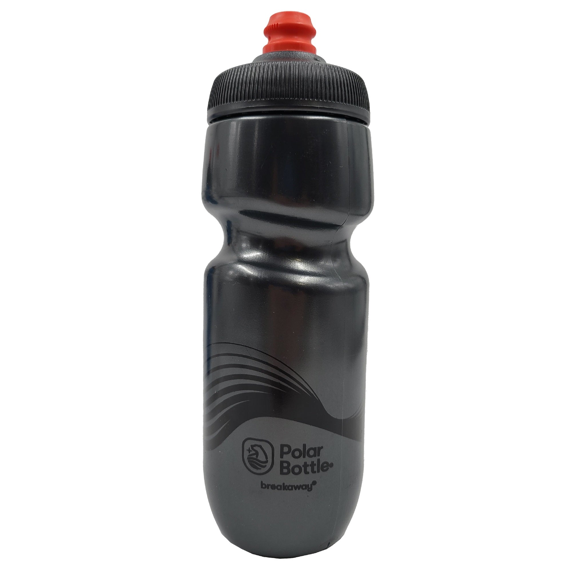 Buy wave-charcoal Polar Bottle 24oz Breakaway Sport Wave NON Insulated Water Bottle