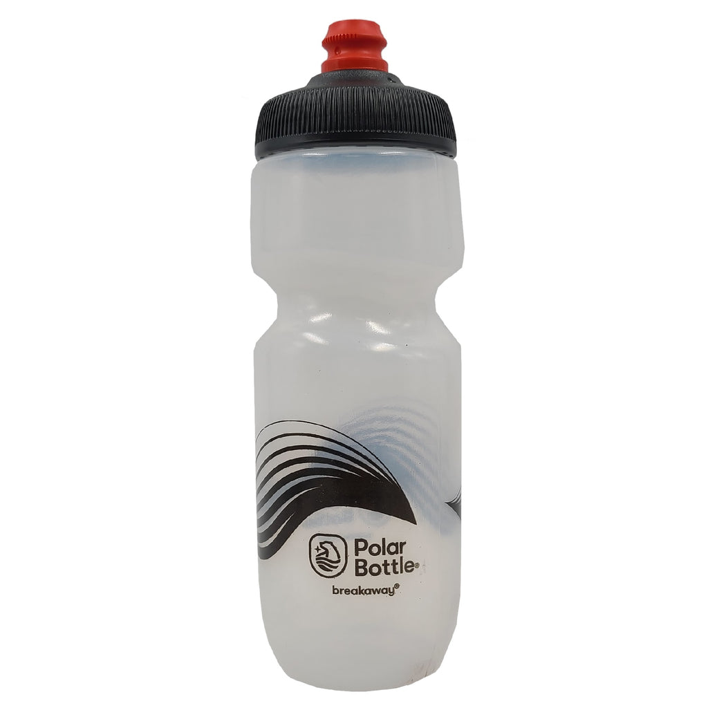 Polar Breakaway Wave Water Bottle 24oz Charcoal/Black