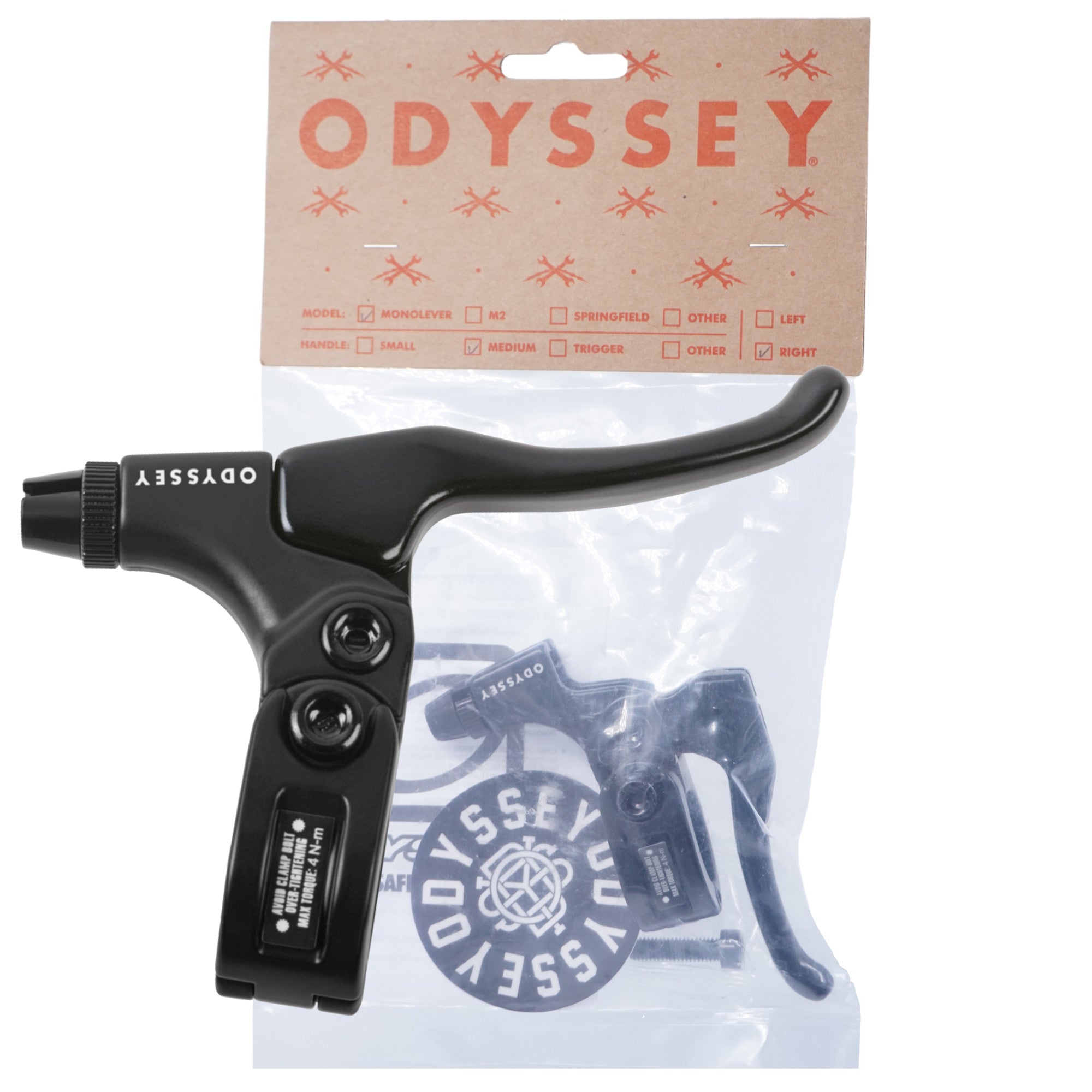 Odyssey BMX Monolever Hinged Medium Brake Lever