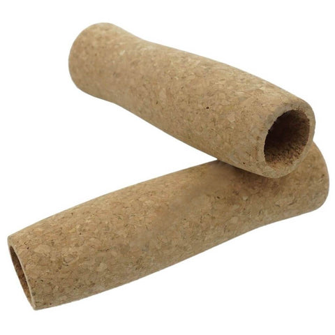 Image of End Zone VLG-048 Natural Cork Grips 130mm - TheBikesmiths