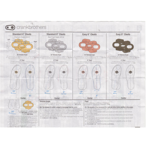 Image of Crank Brothers Standard Release Premium Cleat Kit