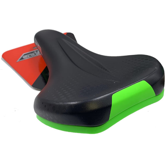 End Zone City Unisex Comfort Saddle Double Density Gel with Indent - The Bikesmiths