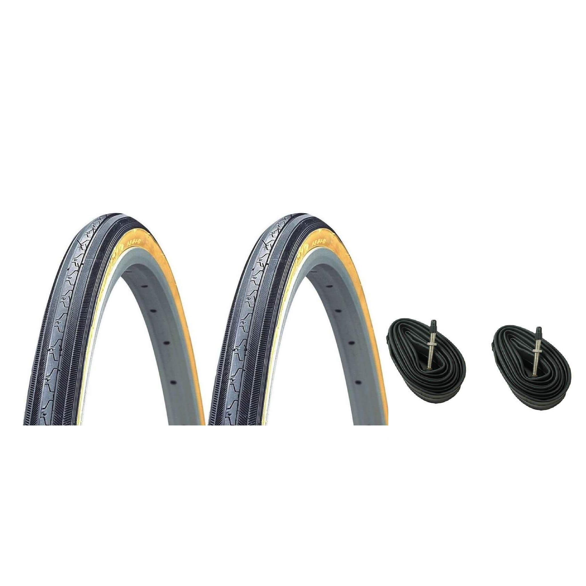 K35 27x1-1/4 Gum-wall Tire with Presta tube 