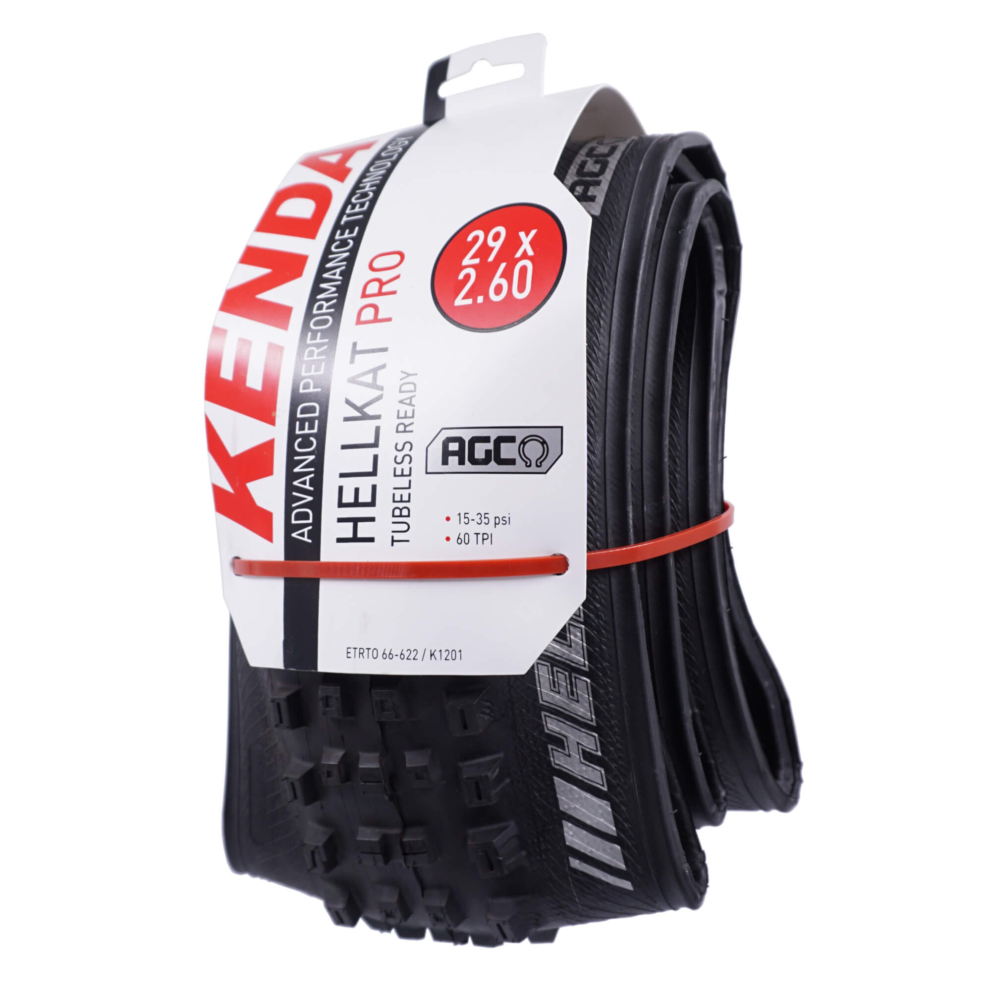 Kenda K1201 Hellkat 29x2.60 Tubeless Tire AGC TPI: 60 - The Bikesmiths