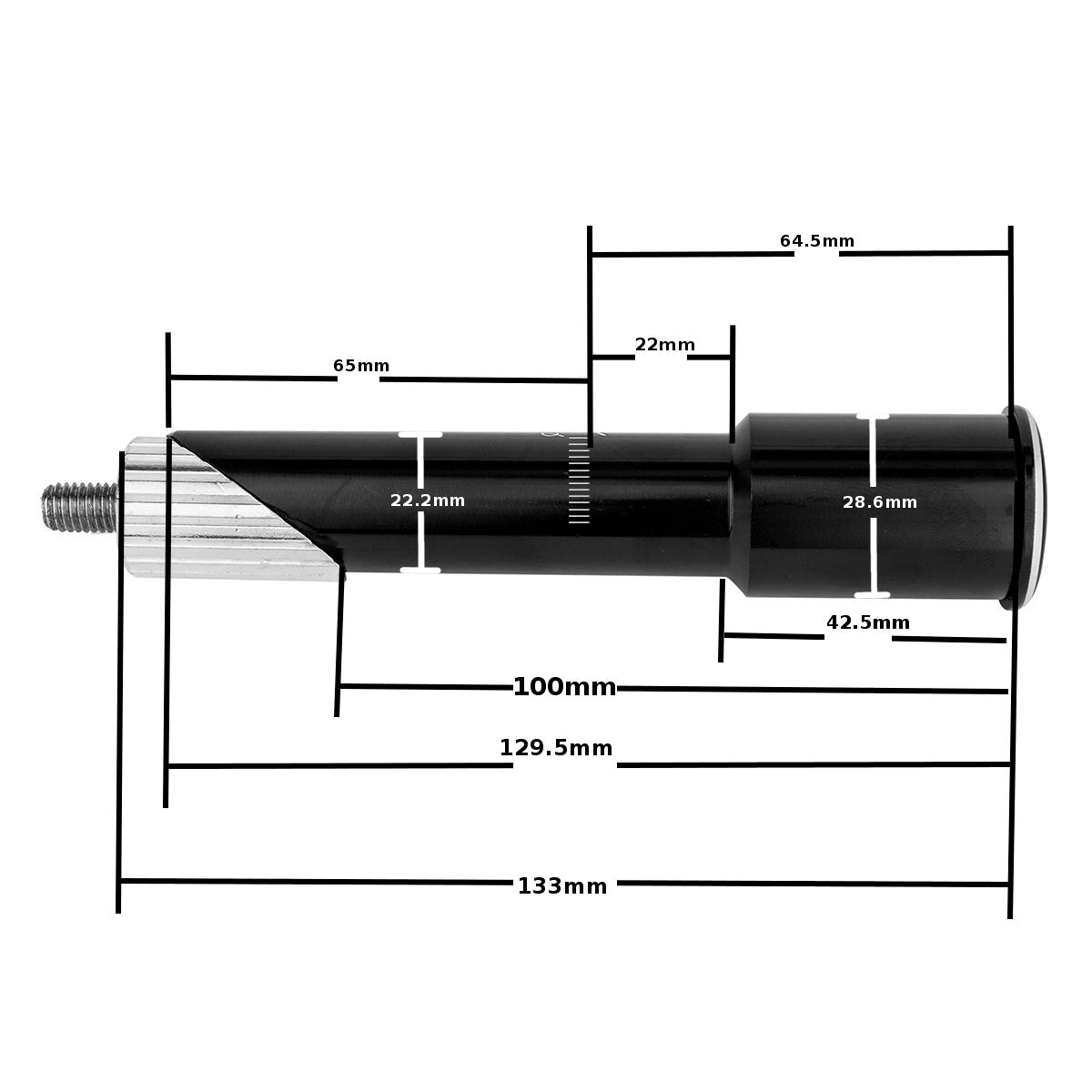 Origin8 Quill Stem - Adapter 22.2-28.6 (1"-1-1/8") - TheBikesmiths