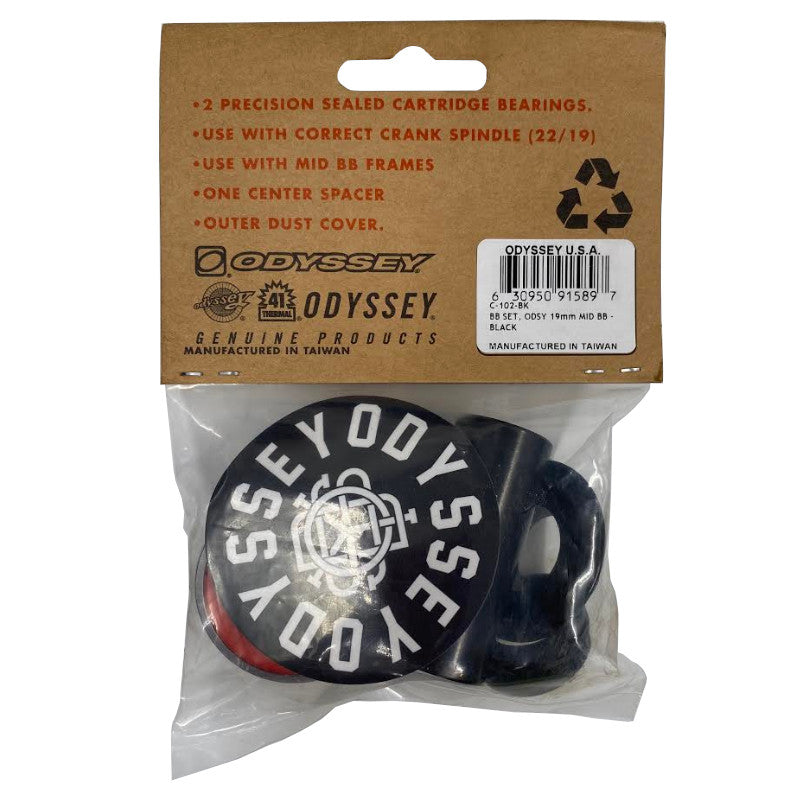 Odyssey C-102 19mm Mid BB Set w/o Spindle - The Bikesmiths