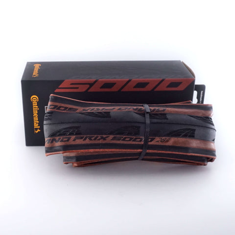 Image of Continental Grand Prix GP 5000 Black/Transparent Tire 700c