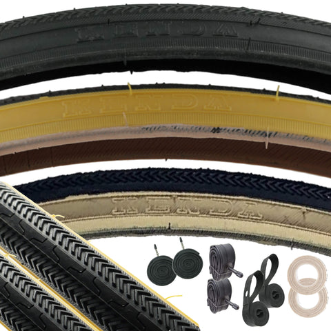 Image of Kenda K36 27x1-1/8 Tire +Tube + Rim Strip Kit