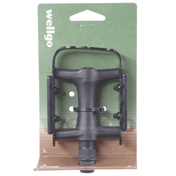Wellgo M2373DU Resin Pedal Alloy Cage 9/16" Black - The Bikesmiths