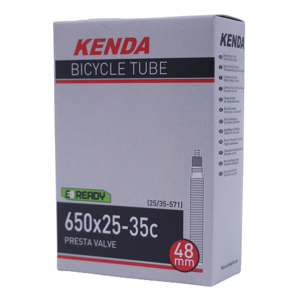 Kenda Bicycle Road Tube 650x25-35c 48mm Presta Valve