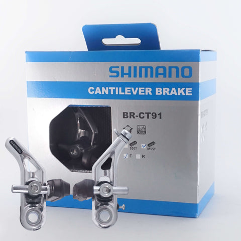 Image of Shimano BR-CT91 Altus Cantilever Brake Front With M55T Brake Pads