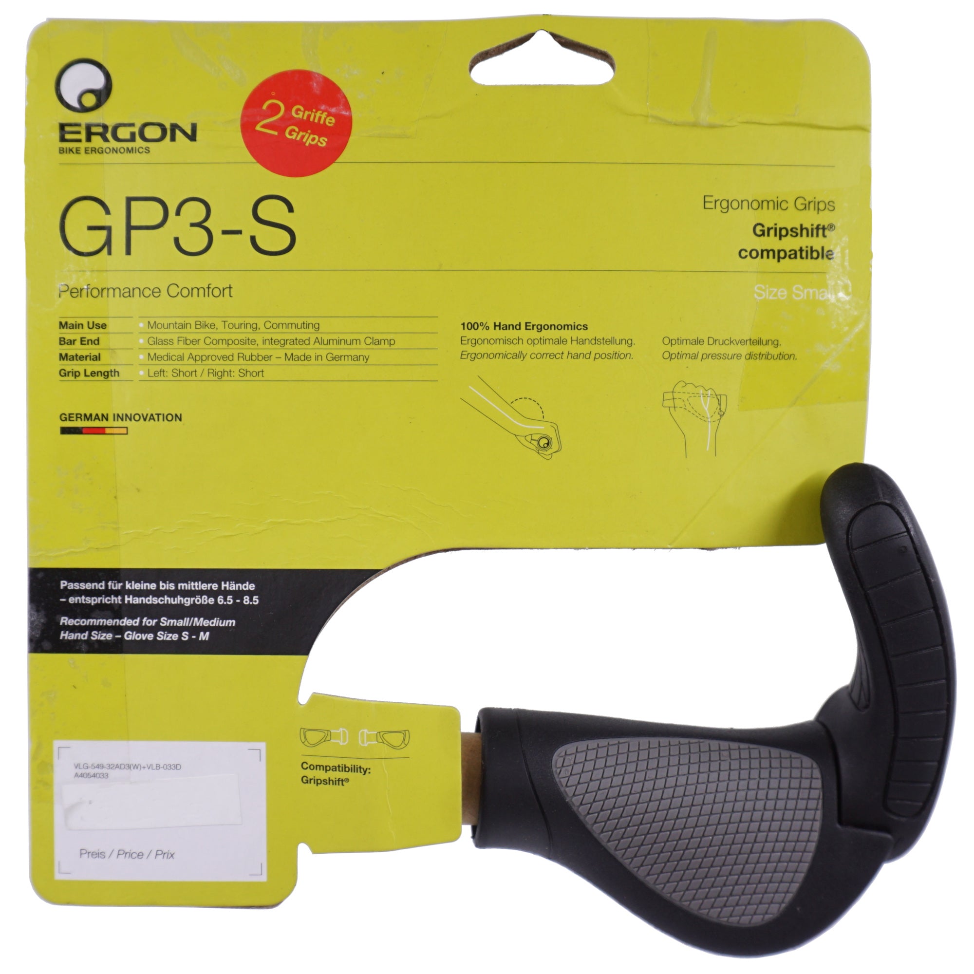 Ergon GP3 Grips w-Barends - The Bikesmiths