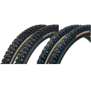 Panaracer 26x2.10 Dart front and Smoke rear folding tire with black or amber tan skinwall