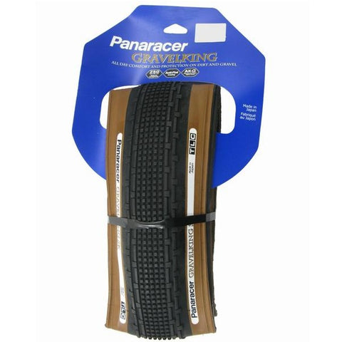 Image of Panaracer Gravel King SK TLC 700c Tubeless Ready Folding Tire - TheBikesmiths