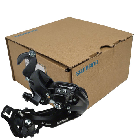 Image of Shimano Tourney RD-TY300-SGS 7 Speed Rear Derailleur with Horizontal Dropout Hanger